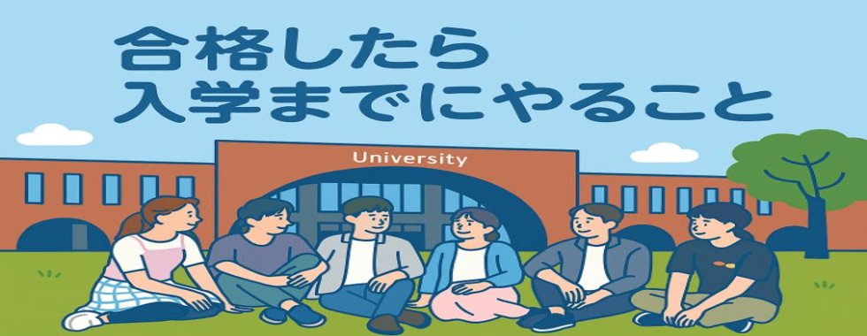 合格したら入学までにやること