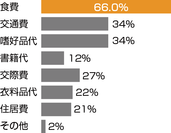 【支出面の対策（節約したい項目を2つ選択）】